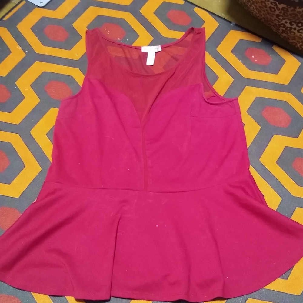 Res peplum top